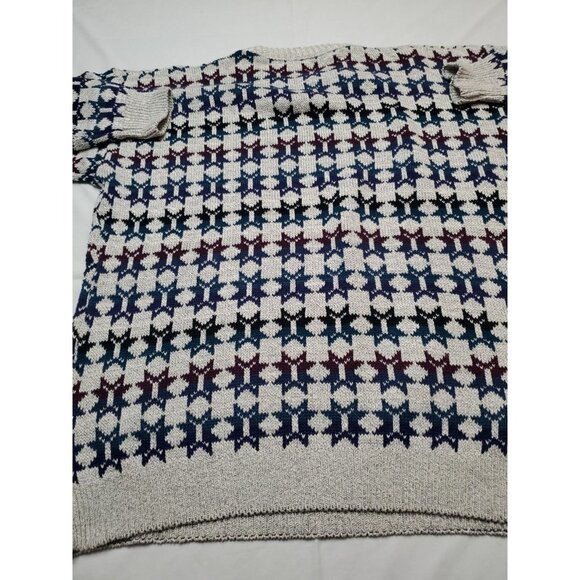 Adirondack Savile Row Men's L Cosby Style Sweater 80's 90's Y2K Grandpacore USA - Picture 9 of 10